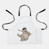 Verzegeling als Schilder met de borstel van de Ver Schort (Voorkant)