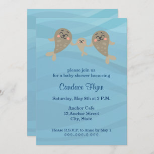 Verzegeling Baby shower Uitnodiging