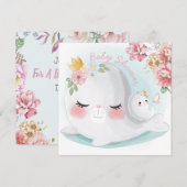 Verzegeling Baby shower Uitnodiging (Voorkant / Achterkant)