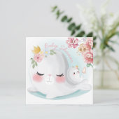 Verzegeling Baby shower Uitnodiging (Staand voorkant)