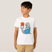 Verzegeling bij de Basketball Sports T-shirt (Voorkant volledig)