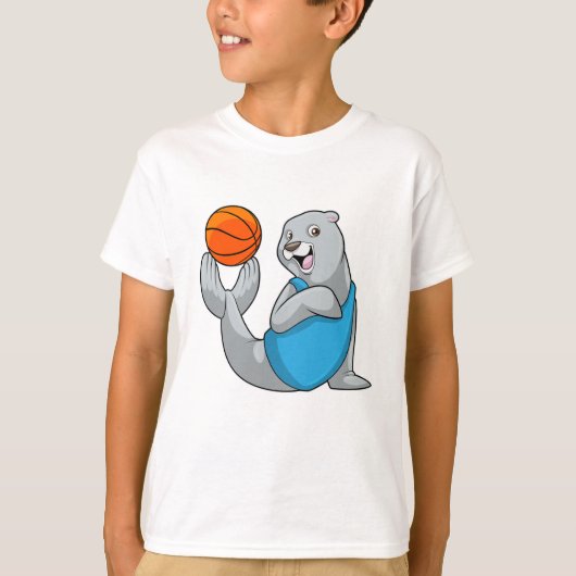 Verzegeling bij de Basketball Sports T-shirt (Voorkant)