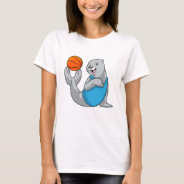 Verzegeling bij de Basketball Sports T-shirt