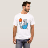 Verzegeling bij de Basketball Sports T-shirt (Voorkant volledig)