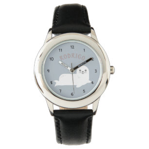 Verzegeling Eenvoudige Kinder Jouw namen Aantal bo Horloge