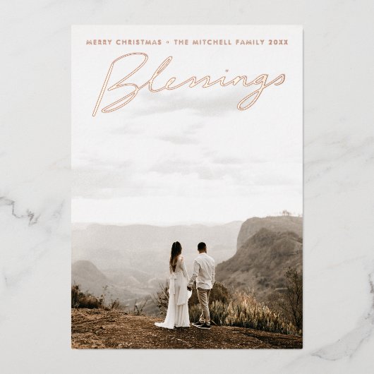 Verzegeling Folie Feestdagenkaart (Voorkant)