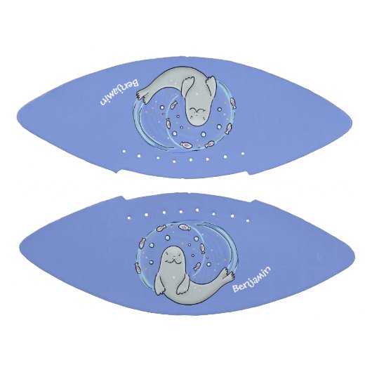 Verzegeling met een fijne zegel en illustratie van american football (Panelen)