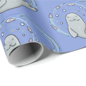 Verzegeling met een fijne zegel en illustratie van cadeaupapier (Rol Hoek)