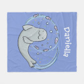 Verzegeling met een fijne zegel en illustratie van fleece deken (Voorkant (Horizontaal))