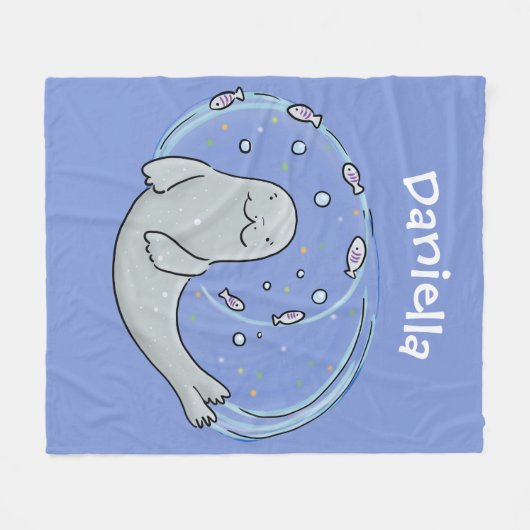 Verzegeling met een fijne zegel en illustratie van fleece deken (Voorkant (Horizontaal))