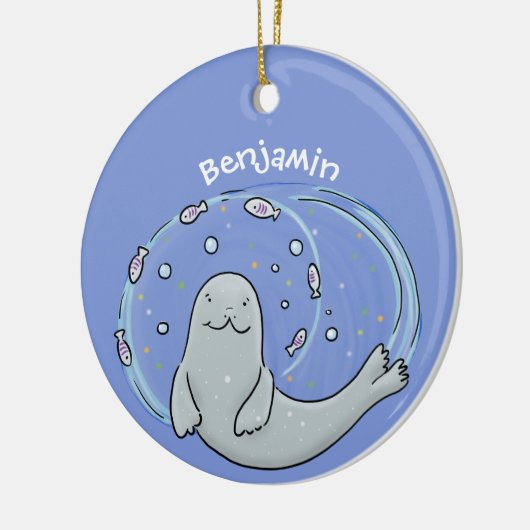 Verzegeling met een fijne zegel en illustratie van keramisch ornament (Links)