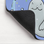 Verzegeling met een fijne zegel en illustratie van muismat (Hoek)