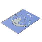 Verzegeling met een fijne zegel en illustratie van notitieboek (Linkerzijde)