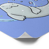 Verzegeling met een fijne zegel en illustratie van poster (Hoek)