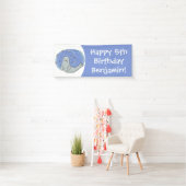 Verzegeling met een fijne zegel en illustratie van spandoek (Insitu)