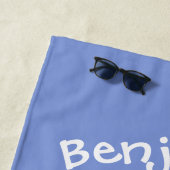 Verzegeling met een fijne zegel en illustratie van strandlaken (In situ)