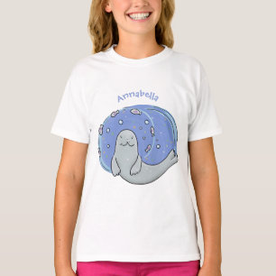 Verzegeling met een fijne zegel en illustratie van t-shirt