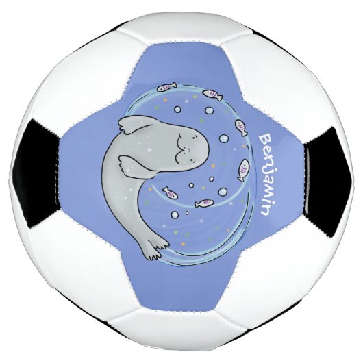 Verzegeling met een fijne zegel en illustratie van voetbal (Gedraaid)