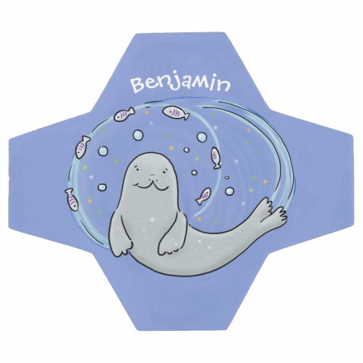 Verzegeling met een fijne zegel en illustratie van voetbal (Enkel)