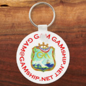 verzegeling rood sleutelhanger (Voorkant)