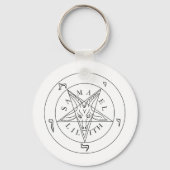 Verzegeling van Baphomet Sleutelhanger (Voorkant)