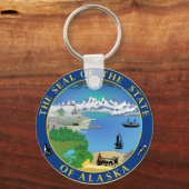 Verzegeling van de Amerikaanse Sleutelhanger Alask (Voorkant)
