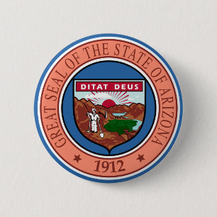 Verzegeling van de Button van Arizona State USA