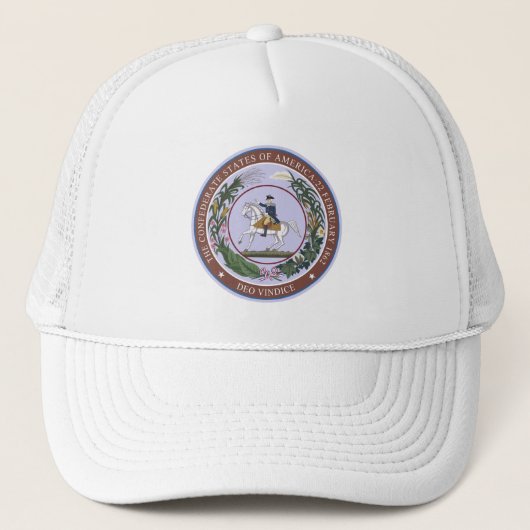 VERZEGELING VAN DE CONFEDERACY TRUCKER PET (Voorkant)
