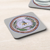 Verzegeling van de Confederatie Bier Onderzetter (Linkerzijde)