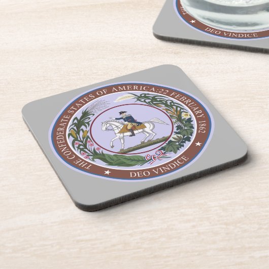 Verzegeling van de Confederatie Bier Onderzetter (Linkerzijde)