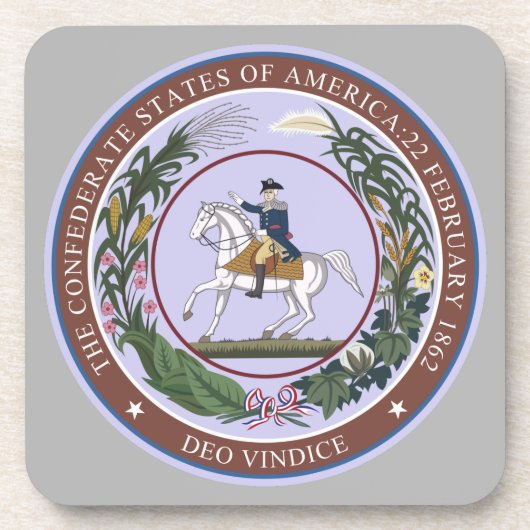 Verzegeling van de Confederatie Bier Onderzetter (Voorkant)