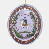 Verzegeling van de Confederatie Keramisch Ornament (Links)