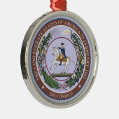 Verzegeling van de Confederatie Metalen Ornament (Rechts)