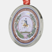 Verzegeling van de Confederatie Metalen Ornament (Links)