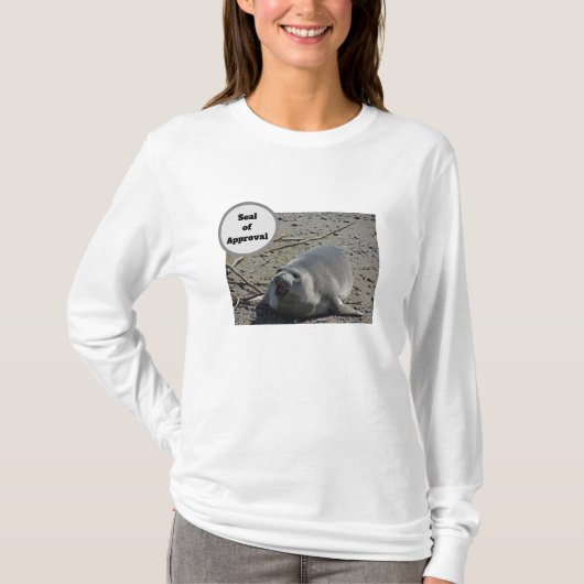 Verzegeling van de goedkeuring Elephant Seal Humou T-shirt (Voorkant)