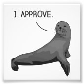 Verzegeling van de goedkeuring foto afdruk (Voorkant)