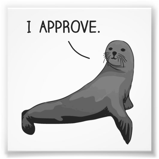 Verzegeling van de goedkeuring foto afdruk (Voorkant)