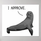 Verzegeling van de goedkeuring poster (Voorkant)