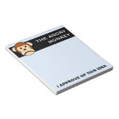 Verzegeling van de goedkeuring: Product bekrachtig Notitieblok (Schuin)