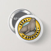 Verzegeling van de goedkeuring ronde button 5,7 cm (Voorkant /achterkant)