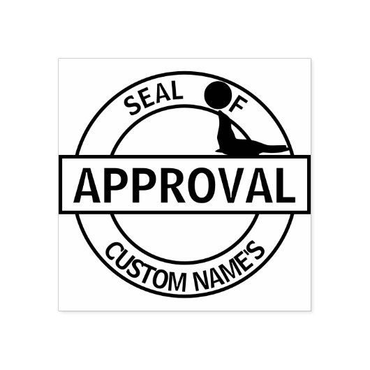 Verzegeling van de goedkeuring rubberstempel (Afrduk)