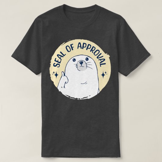 Verzegeling van de goedkeuring t-shirt (Design voorkant)