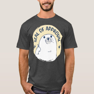Verzegeling van de goedkeuring t-shirt