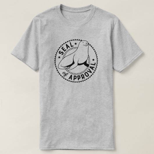 Verzegeling van de goedkeuring t-shirt (Design voorkant)