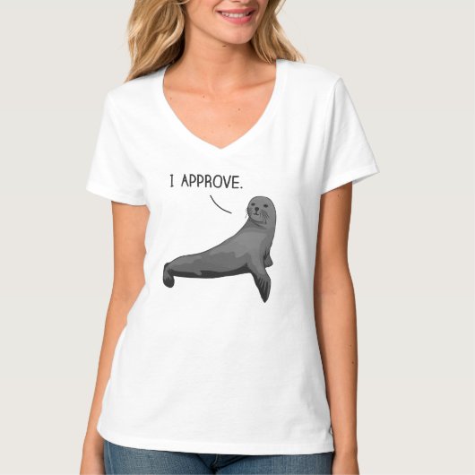 Verzegeling van de goedkeuring t-shirt (Voorkant)