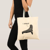Verzegeling van de goedkeuring tote bag (Voorkant (product))