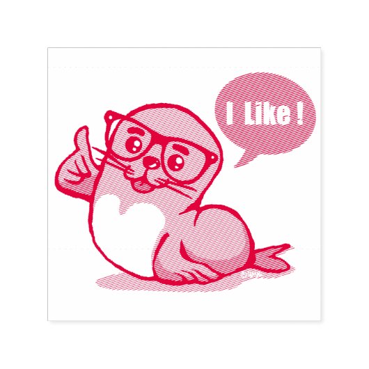 Verzegeling van de goedkeuring  zelfinktende stempel (Design)