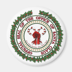 Verzegeling van de Kantoor van Santa Claus Magnet