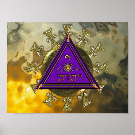 Verzegeling van de levenwet van het licht poster (Voorkant)