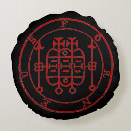 Verzegeling van het Forneus Ultimate-symbool Round Rond Kussen